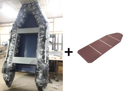 Лодка ПВХ Астра 310 с пайолом камуфляж моторная