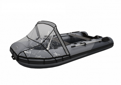 Тент носовой Фрегат 350 FM Lux (доп. остекление)